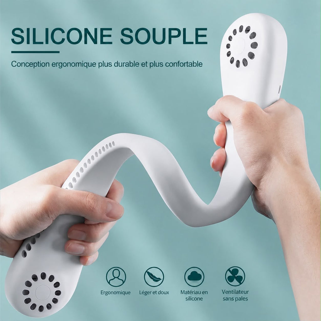 Portable Mini Neck Hanging Fan USB Rechargeable Wearable Forv