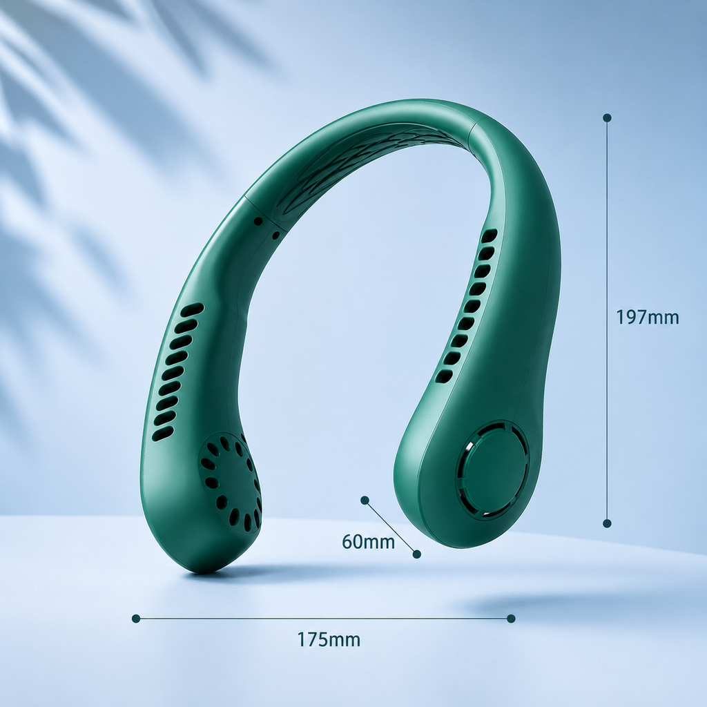 Portable Mini Neck Hanging Fan USB Rechargeable Wearable Forv